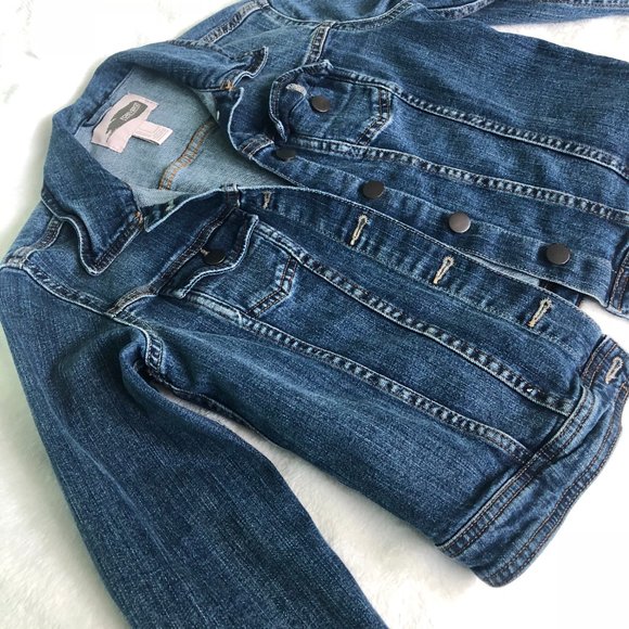 Dark Blue Jean Jacket - Picture 2 of 2